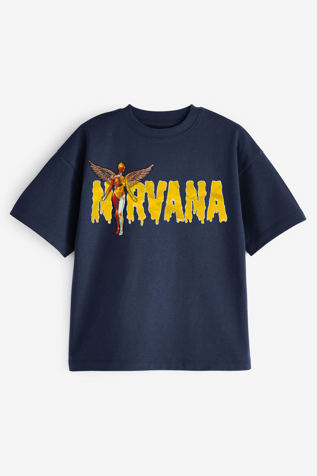 Nirvana Graphic Unisex Oversized Tee