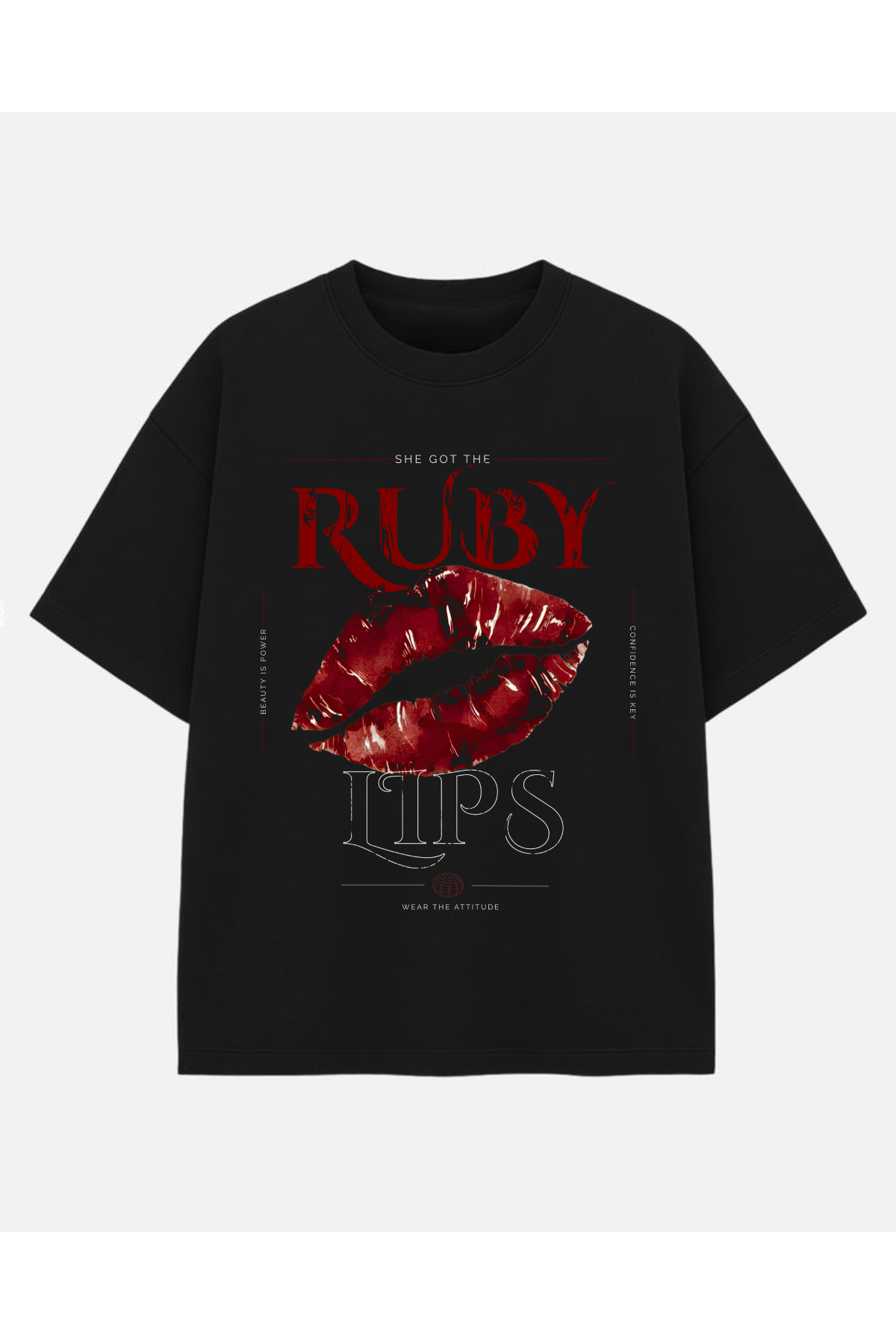Ruby Lips Oversized Tee
